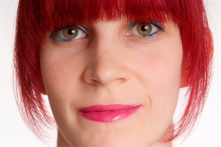 simsearch:400-04520503,k - a friendly woman with red hair smiles Stock Photo - Budget Royalty-Free & Subscription, Code: 400-04518613