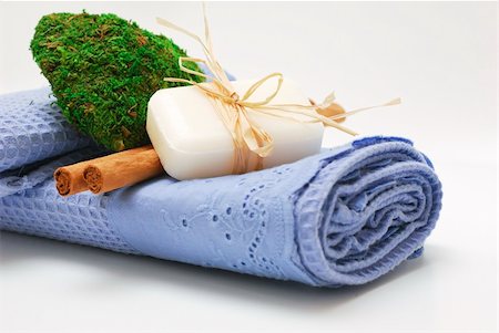 smithesmith (artist) - SPA soap and towels - accessories for wellness or relaxing Photographie de stock - Aubaine LD & Abonnement, Code: 400-04510046