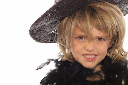 young child in a wig & hat Stock Photo - Budget Royalty-Free & Subscription, Code: 400-04510446