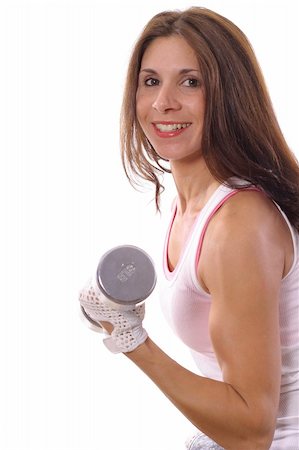 simsearch:400-04366347,k - woman curling weights Foto de stock - Super Valor sin royalties y Suscripción, Código: 400-04510450