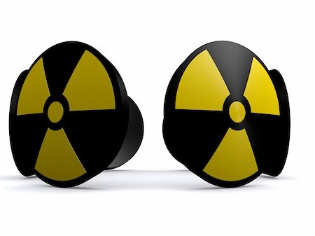 simsearch:400-04071226,k - 3d rendered illustration of some yellow and black radioactive signs Stock Photo - Budget Royalty-Free & Subscription, Code: 400-04510553