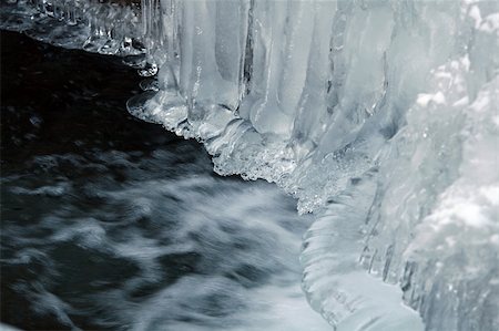 Detail view of ice formations in a river Stock Photo - Budget Royalty-Free & Subscription, Code: 400-04511891