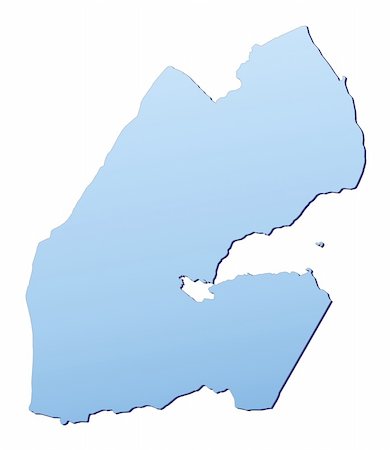 simsearch:400-04511519,k - Djibouti map filled with light blue gradient. High resolution. Mercator projection. Foto de stock - Super Valor sin royalties y Suscripción, Código: 400-04512624