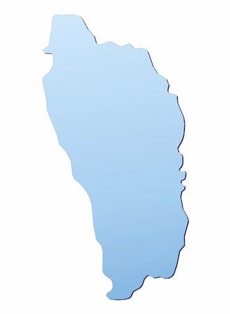 simsearch:400-04511519,k - Dominica map filled with light blue gradient. High resolution. Mercator projection. Foto de stock - Royalty-Free Super Valor e Assinatura, Número: 400-04512625