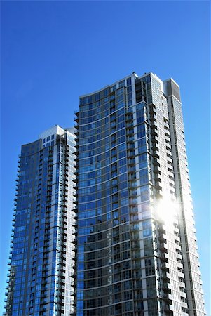 simsearch:400-04419242,k - Highrise buildings of a modern condominium complex Stock Photo - Budget Royalty-Free & Subscription, Code: 400-04513142