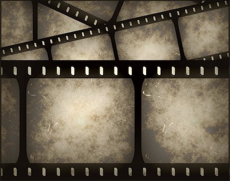 film reel picture borders - abstract composition of movie frames or film strip Stock Photo - Budget Royalty-Free & Subscription, Code: 400-04513341