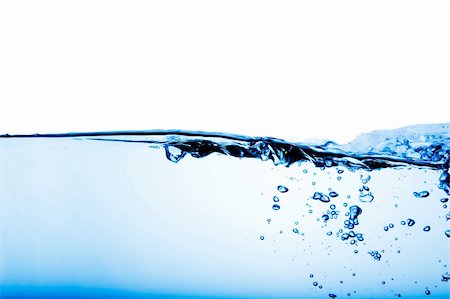 fizzy pop - A blue water bacgkround texture with a little ripple and bubbles Stock Photo - Budget Royalty-Free & Subscription, Code: 400-04524072