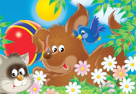 children’s book illustration for your design, cover, scrapbook, etc. Stock Photo - Budget Royalty-Free & Subscription, Code: 400-04524134