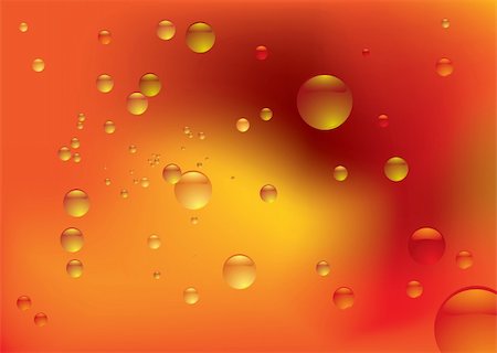 simsearch:6113-06626095,k - dreamy orange fluid background with bubbles and copy space Stock Photo - Budget Royalty-Free & Subscription, Code: 400-04524157