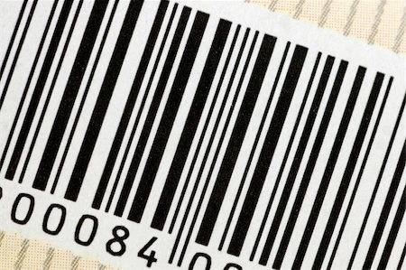 Barcode macro Stock Photo - Budget Royalty-Free & Subscription, Code: 400-04524550