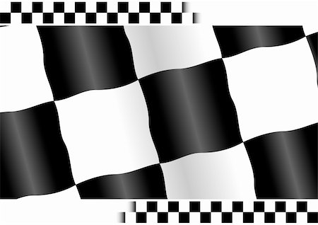 Checkered flag with white copy space at top and bottom Foto de stock - Royalty-Free Super Valor e Assinatura, Número: 400-04524633