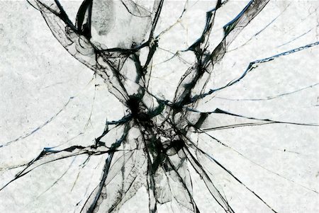 A broken window in big building – Close Up Photographie de stock - Aubaine LD & Abonnement, Code: 400-04524666