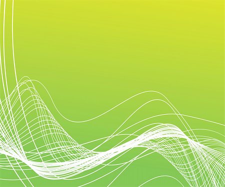 simsearch:400-04069932,k - bright curved lines on green background, illustration Stock Photo - Budget Royalty-Free & Subscription, Code: 400-04526344