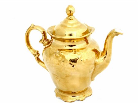 pot of gold - gilded pitcher Stock Photo - Budget Royalty-Free & Subscription, Code: 400-04526503