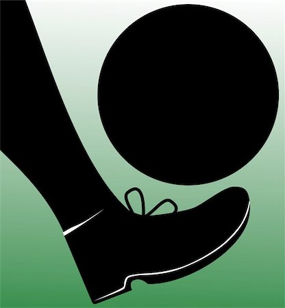 simsearch:400-04809582,k - Illustration of silhouette of a leg and football Stock Photo - Budget Royalty-Free & Subscription, Code: 400-04527397