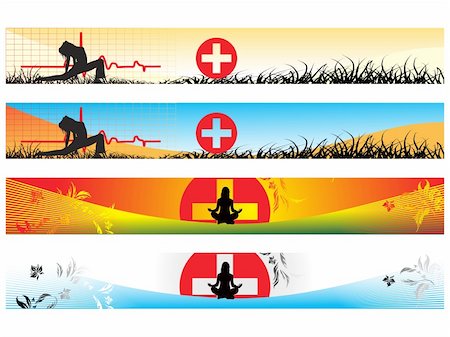 simsearch:400-04160269,k - vector web 2.0 banner with medical caduceus sign set 2, illustration Stock Photo - Budget Royalty-Free & Subscription, Code: 400-04528214