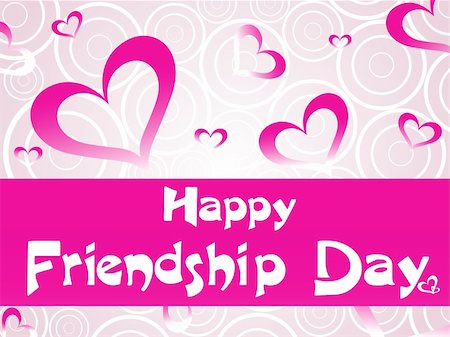 simsearch:400-04027284,k - happy friendship day with falling hearts, vector wallpaper Stock Photo - Budget Royalty-Free & Subscription, Code: 400-04529196