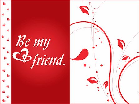 simsearch:400-04027284,k - friendship day series with heart and floral, banner 3 Stock Photo - Budget Royalty-Free & Subscription, Code: 400-04529340