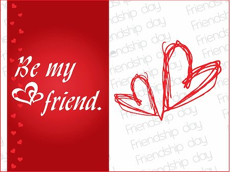 simsearch:400-04027284,k - friendship day series with heart and floral, banner 8 Stock Photo - Budget Royalty-Free & Subscription, Code: 400-04529342