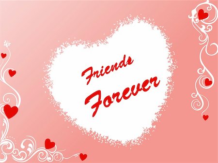 simsearch:400-04027284,k - friendship day series with heart and floral, banner 9 Stock Photo - Budget Royalty-Free & Subscription, Code: 400-04529343