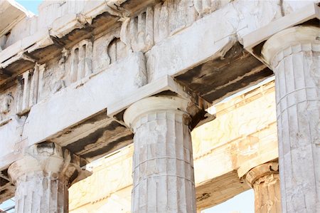 details of Parthenon, Acropolis in Athens ? Greece Stock Photo - Budget Royalty-Free & Subscription, Code: 400-04529554