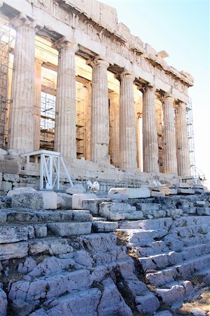 simsearch:400-06922893,k - details of Parthenon, Acropolis in Athens ? Greece Stock Photo - Budget Royalty-Free & Subscription, Code: 400-04529550
