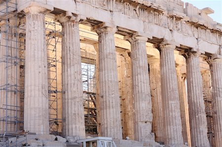 simsearch:400-06922893,k - details of Parthenon, Acropolis in Athens ? Greece Stock Photo - Budget Royalty-Free & Subscription, Code: 400-04529553