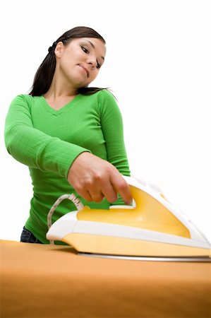 simsearch:400-04840224,k - attractive brunette woman doing housework Foto de stock - Super Valor sin royalties y Suscripción, Código: 400-04529658