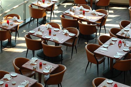 simsearch:400-06914796,k - Tables in a resturant. Stock Photo - Budget Royalty-Free & Subscription, Code: 400-04520480