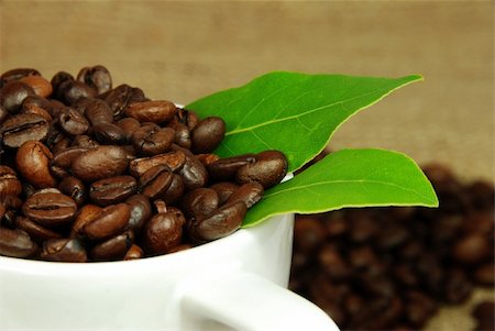 simsearch:400-04016025,k - Fresh coffee beans in a cup. Stockbilder - Microstock & Abonnement, Bildnummer: 400-04521013