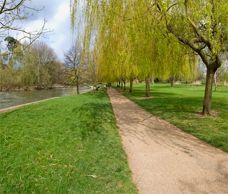 stratford upon avon - footpath alongside river avon stratford upon avon warwickshire england uk Stock Photo - Budget Royalty-Free & Subscription, Code: 400-04522179