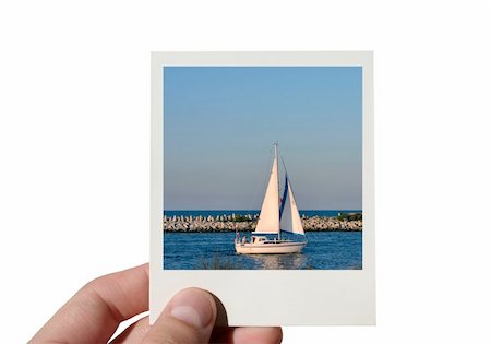 polaroid on white - holiday memories, photo inside is my property Stock Photo - Budget Royalty-Free & Subscription, Code: 400-04522339