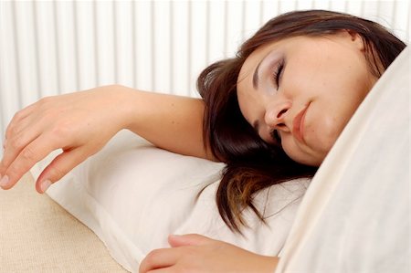 simsearch:400-06135888,k - sleeping woman Photographie de stock - Aubaine LD & Abonnement, Code: 400-04522356
