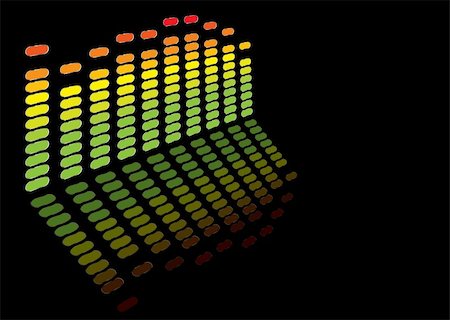 simsearch:400-04600336,k - Graphic equaliser in rainbow colours with room to add your own text Stockbilder - Microstock & Abonnement, Bildnummer: 400-04522608