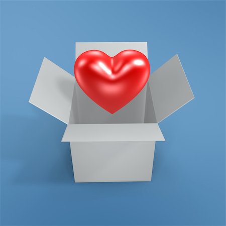 simsearch:400-04932450,k - love heart in box Stock Photo - Budget Royalty-Free & Subscription, Code: 400-04522741