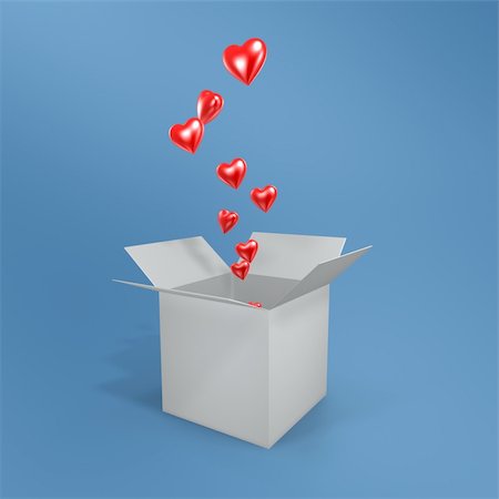 simsearch:400-04806832,k - love heart in box Stockbilder - Microstock & Abonnement, Bildnummer: 400-04522742