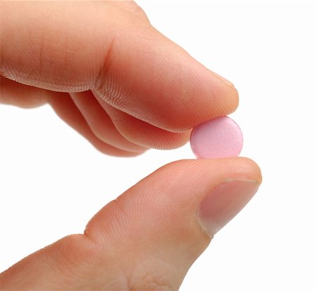 simsearch:400-04018969,k - Male hand with pill over white background Foto de stock - Royalty-Free Super Valor e Assinatura, Número: 400-04523016