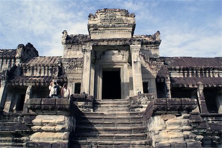 simsearch:400-04466118,k - Entrance gate to Angkor wat, Cambodia Fotografie stock - Microstock e Abbonamento, Codice: 400-04523517