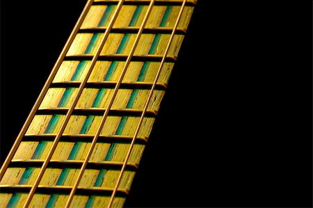 simsearch:400-08134650,k - bass guitar fretboard under stage lighting Stock Photo - Budget Royalty-Free & Subscription, Code: 400-04523938