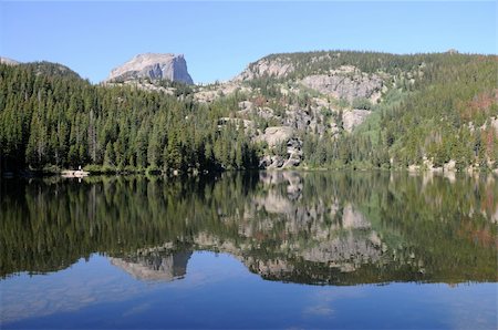Bear Lake, Rocky Mountain National Park, Estes Park, Colorado Stock Photo - Budget Royalty-Free & Subscription, Code: 400-04534335