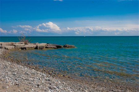 Lake Ontario landscape taken during the day Foto de stock - Super Valor sin royalties y Suscripción, Código: 400-04535064