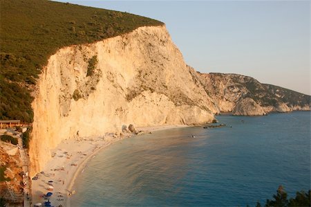 simsearch:400-05369767,k - Beautiful beach with blue water and perfect waves on Lefkada Island in Greece Stock Photo - Budget Royalty-Free & Subscription, Code: 400-04536270