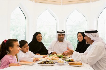 A Middle Eastern family enjoying Stock Photo - Budget Royalty-Free & Subscription, Code: 400-04536678