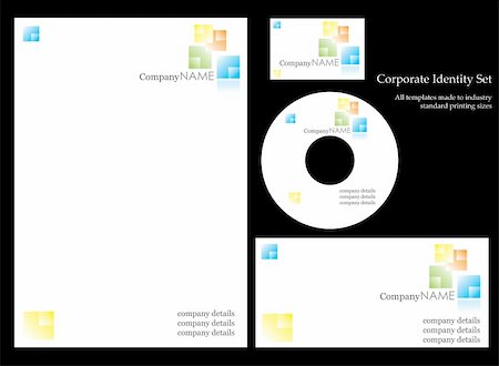 simsearch:400-06462302,k - Corporate identity template.  More business stationary in my portfolio. Stock Photo - Budget Royalty-Free & Subscription, Code: 400-04539246