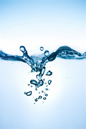 pouring water stream - A photograph of splashing water. Stock Photo - Budget Royalty-Free & Subscription, Code: 400-04539410