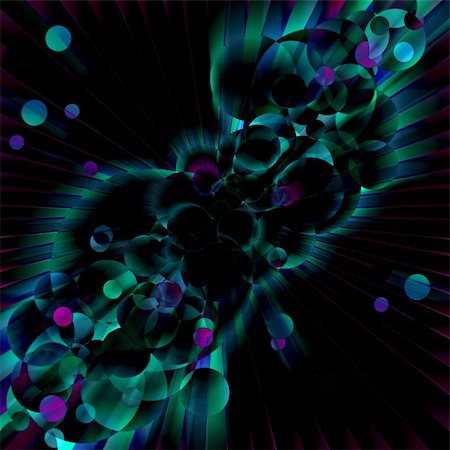 exploding electricity - Electric blue and purple bubbles bursting on a black background Foto de stock - Super Valor sin royalties y Suscripción, Código: 400-04539983