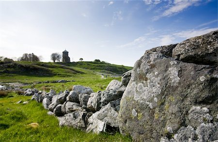 stone walls in meadows - A very old stone wall in rural Norway Stock Photo - Budget Royalty-Free & Subscription, Code: 400-04530390