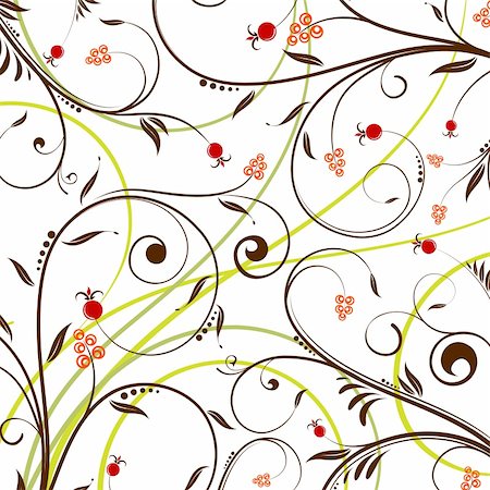 simsearch:400-04026872,k - Flower pattern with bud, element for design, vector illustration Stockbilder - Microstock & Abonnement, Bildnummer: 400-04530596