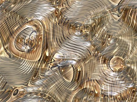 fluid forms - Melted Flowing Gold Wave Abstract Texture Background Stock Photo - Budget Royalty-Free & Subscription, Code: 400-04532275