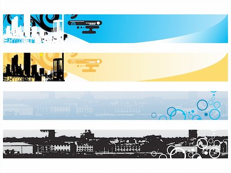 simsearch:400-04160269,k - web 2.0 style grunge city series website banner set 1, illustration Stock Photo - Budget Royalty-Free & Subscription, Code: 400-04532796